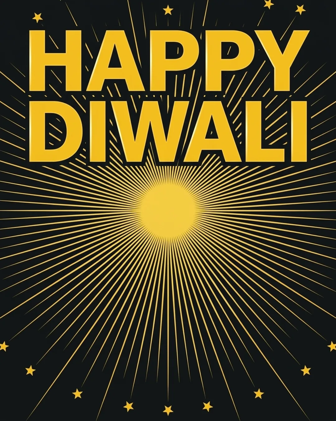 Happy Diwali card design