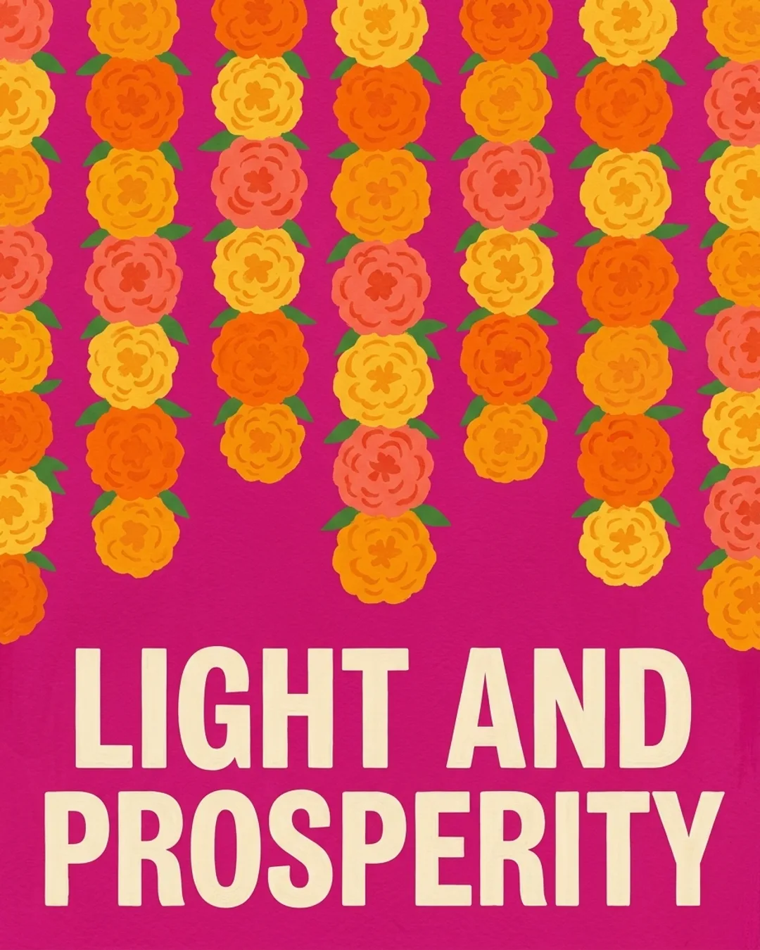 Light and prosperity card design