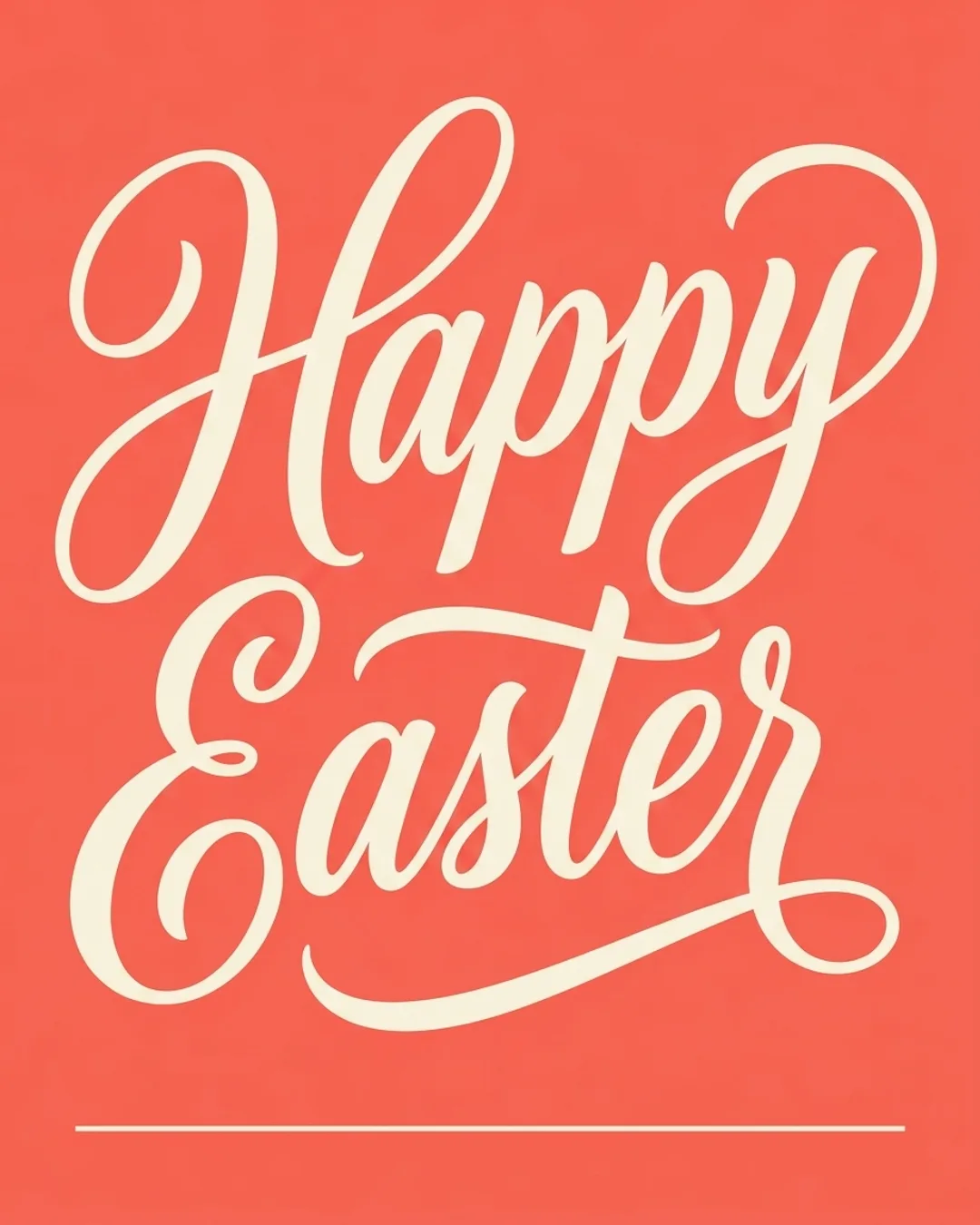 Happy Easter card design
