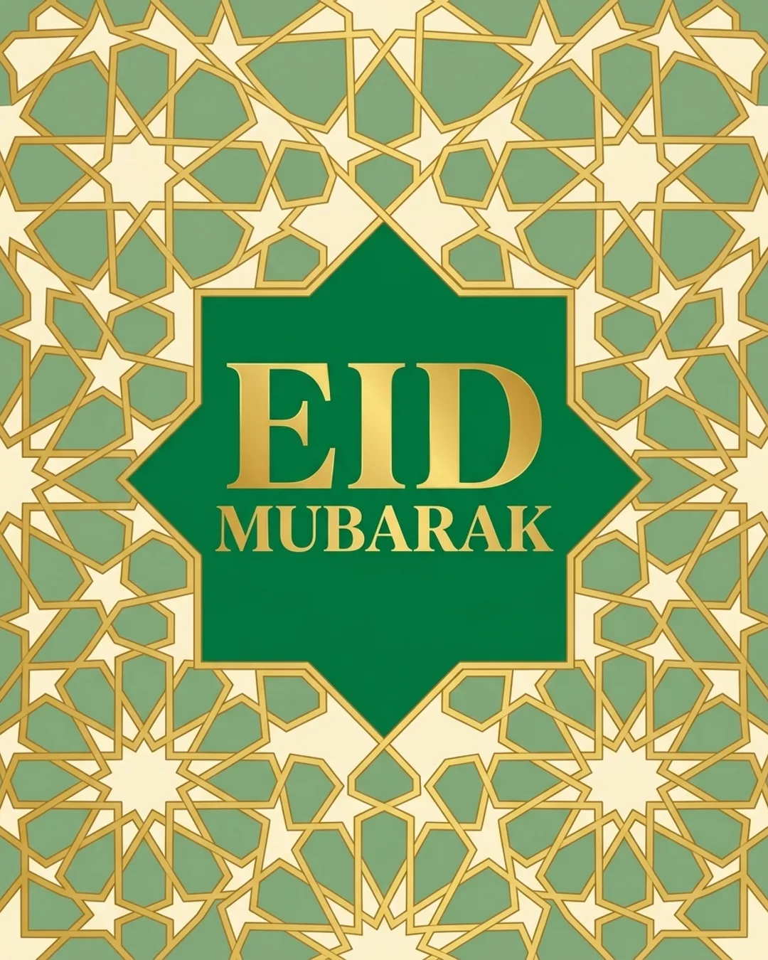 Eid Mubarak card design