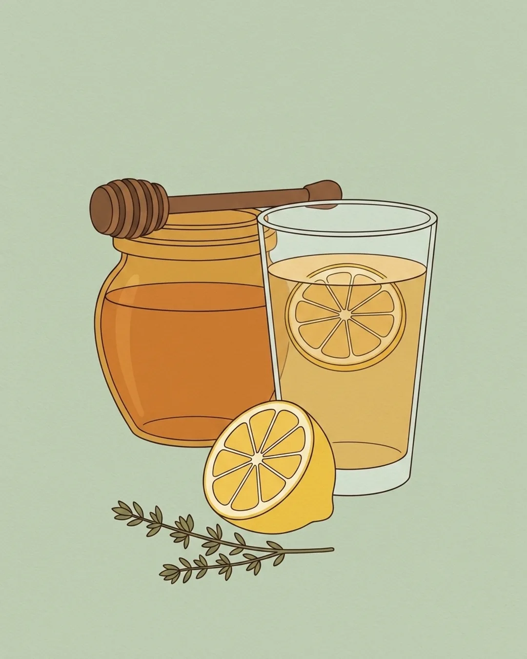Honey & Lemon card design