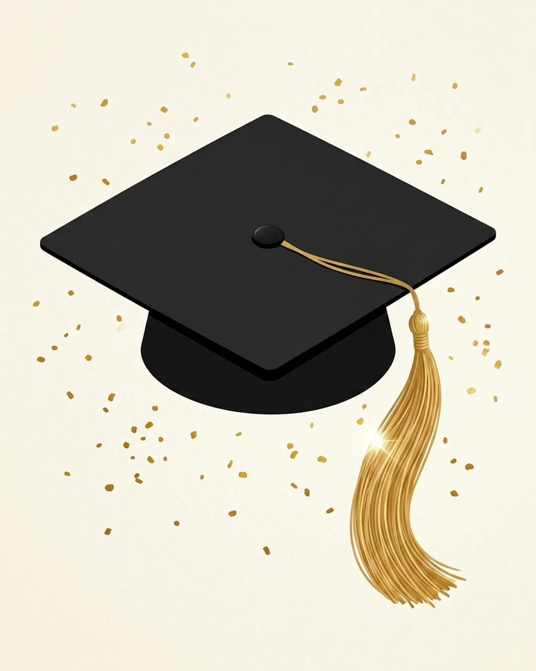 Gold Tassel card design