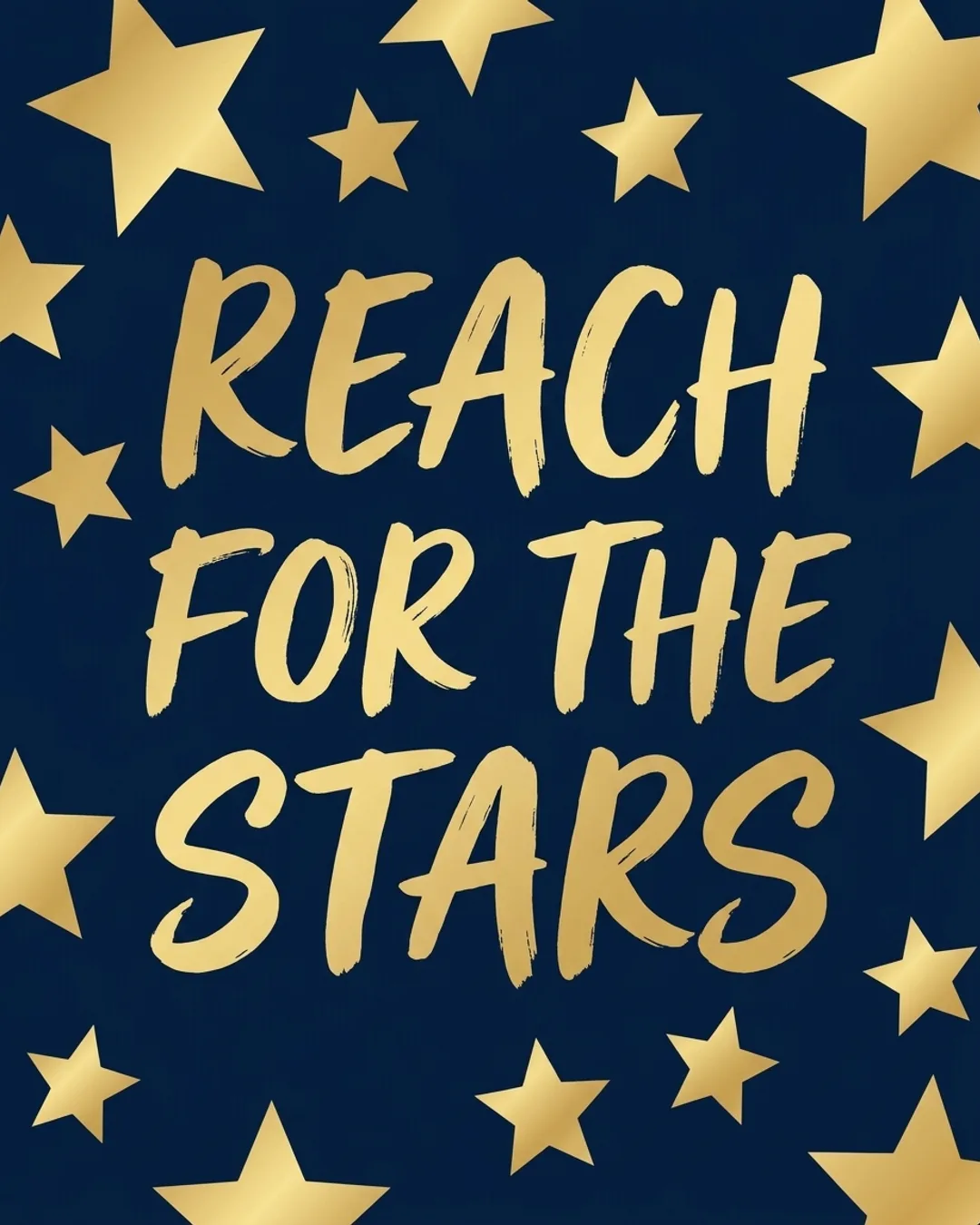 Reach for the stars card design
