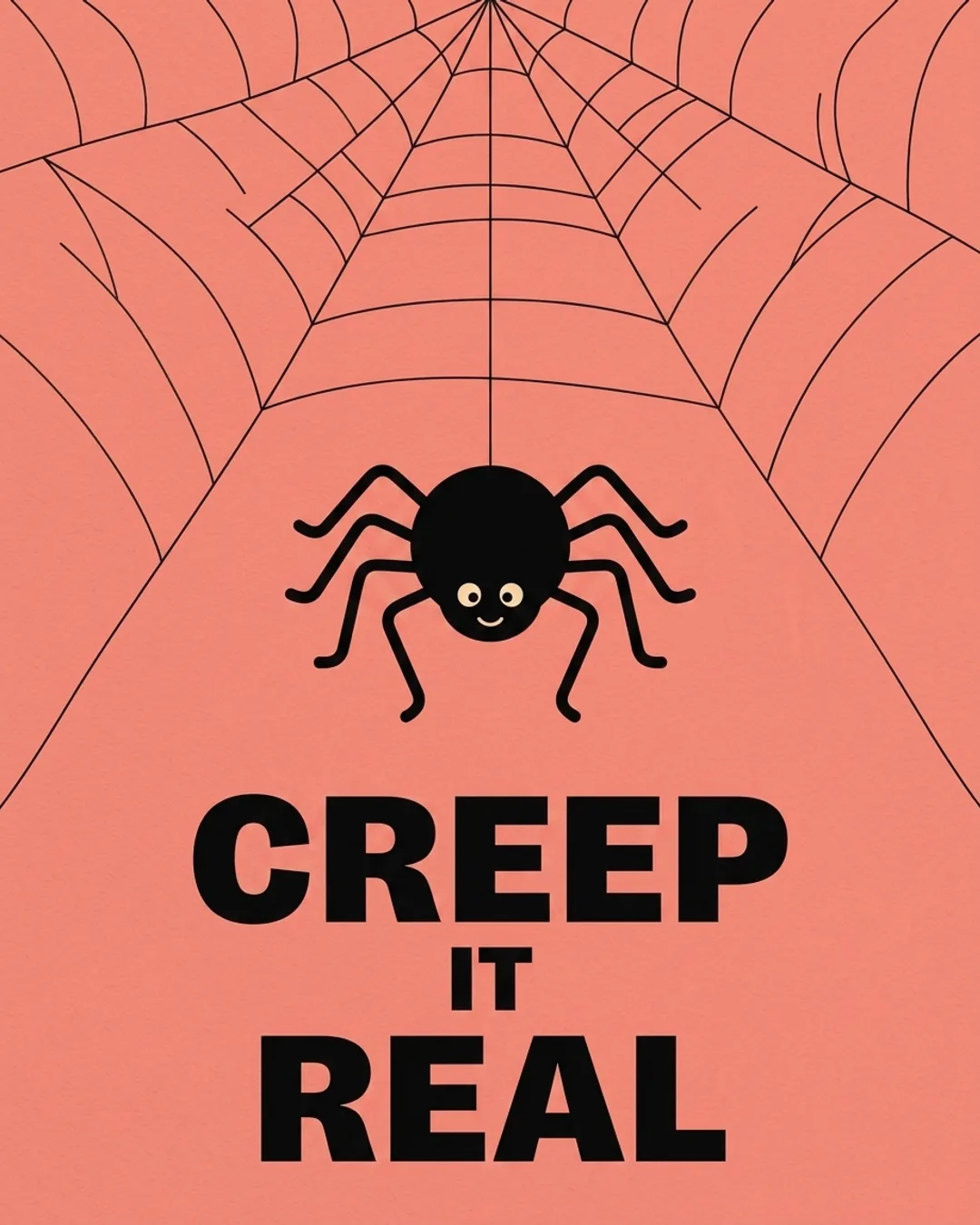 Creep it real card design