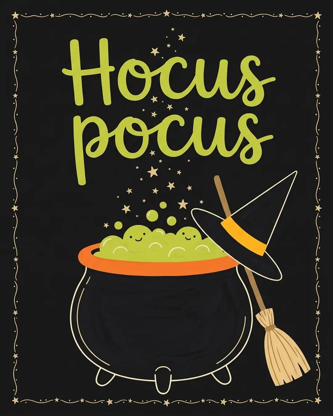 Hocus pocus card design