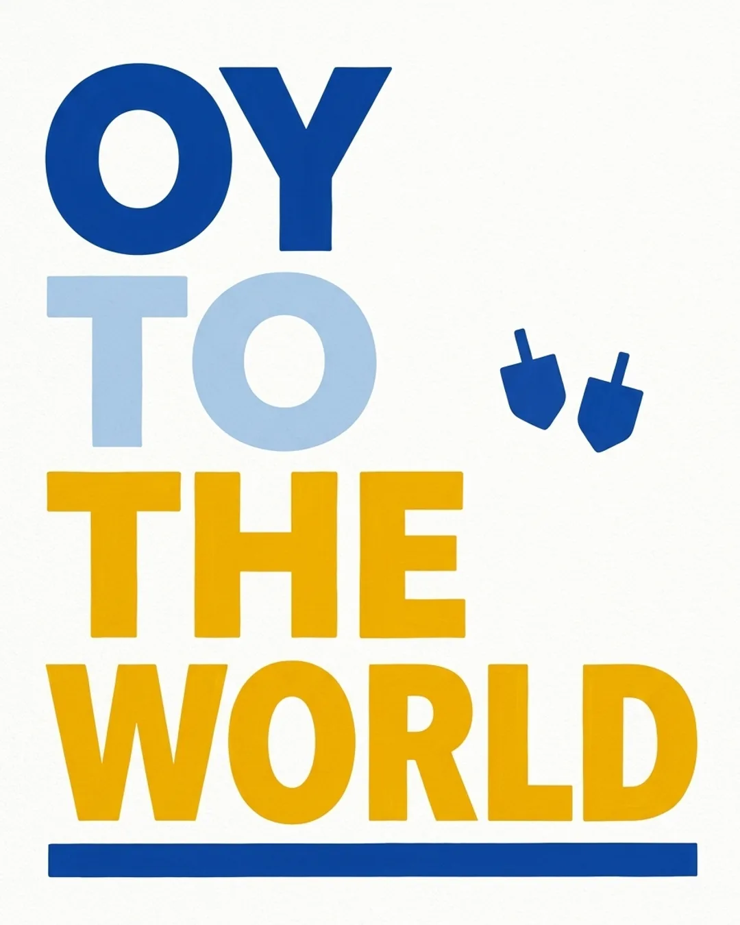 Oy to the world card design
