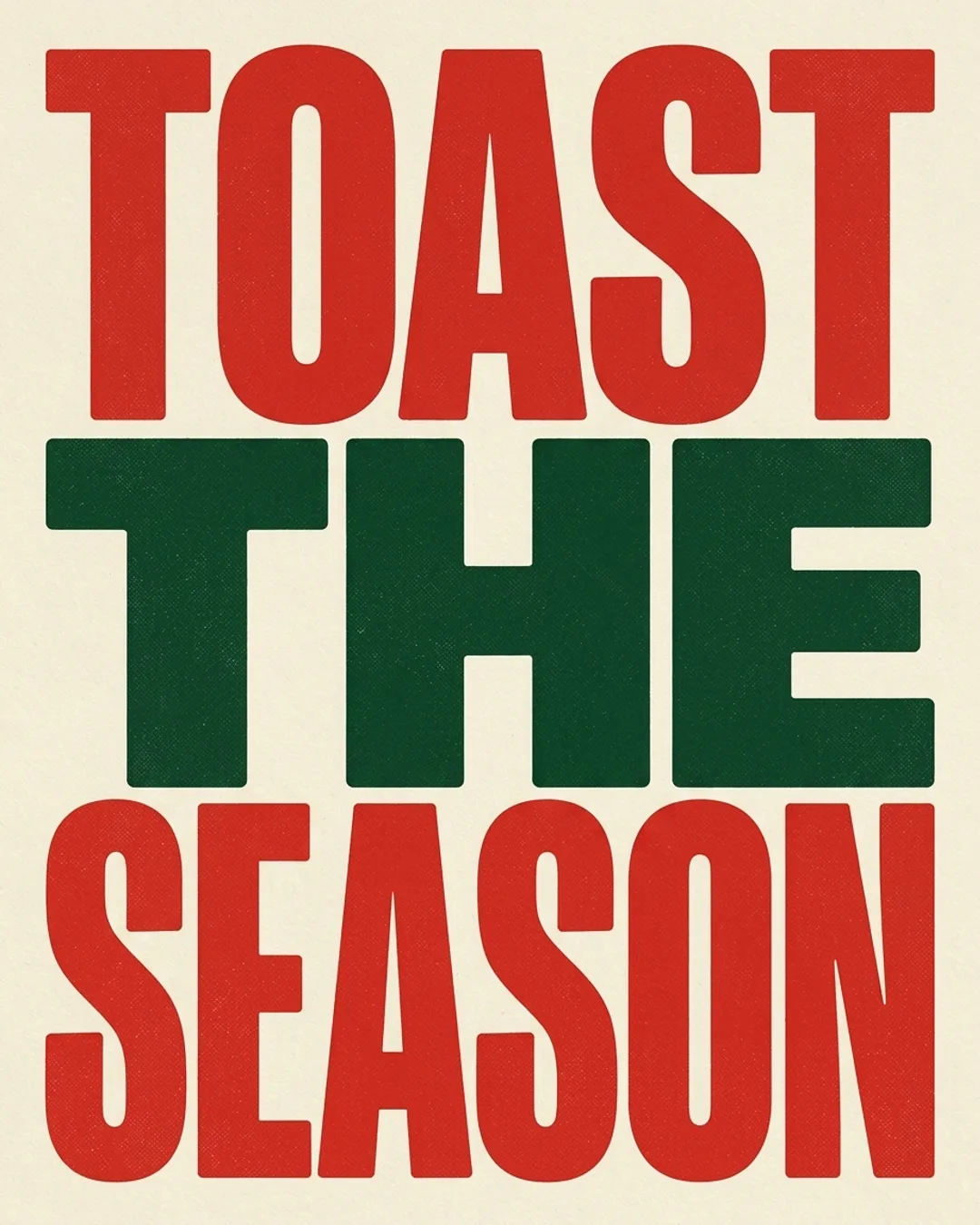 Toast the season card design