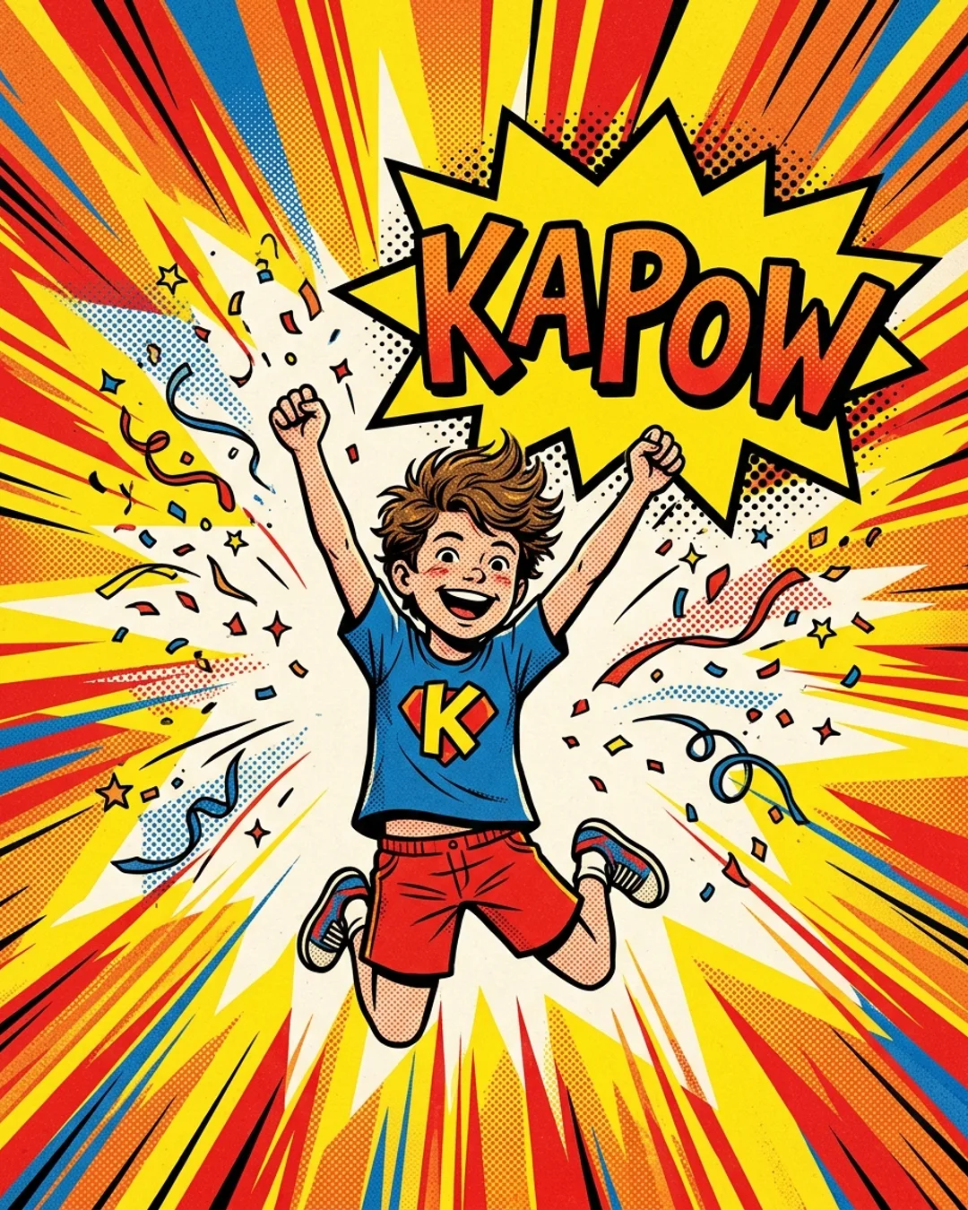 Kapow card design