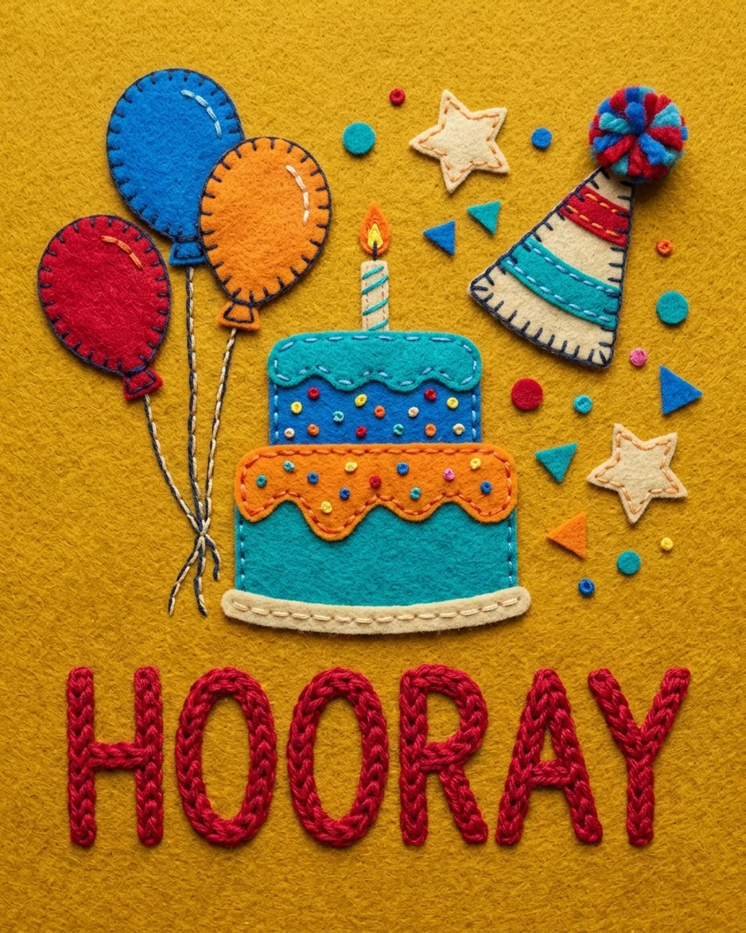 Hooray card design