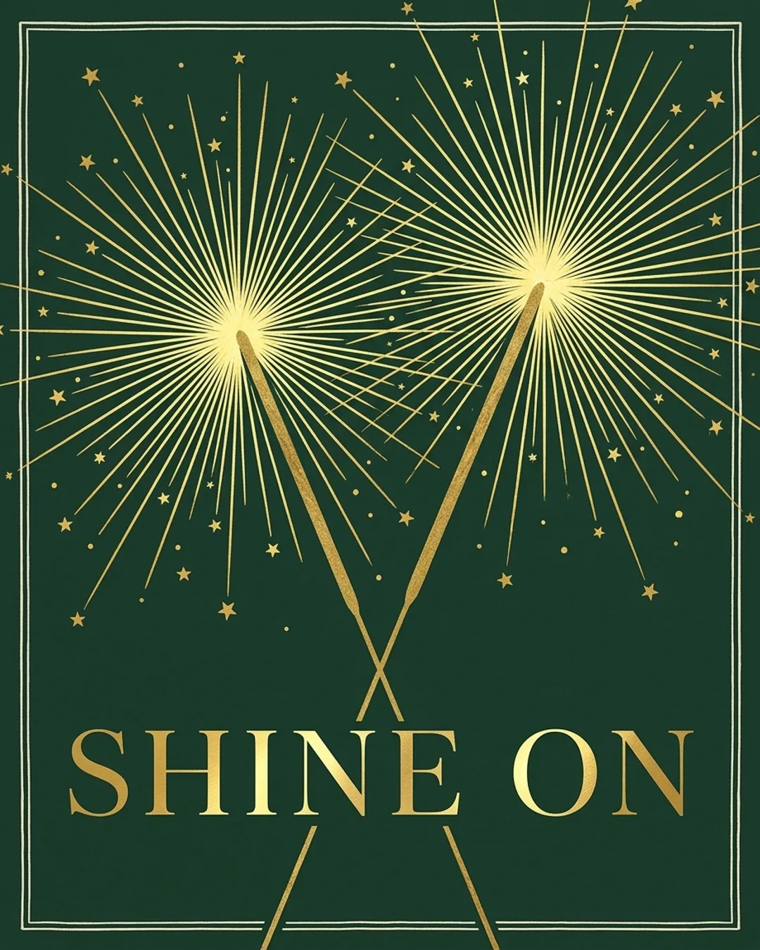 Shine on card design