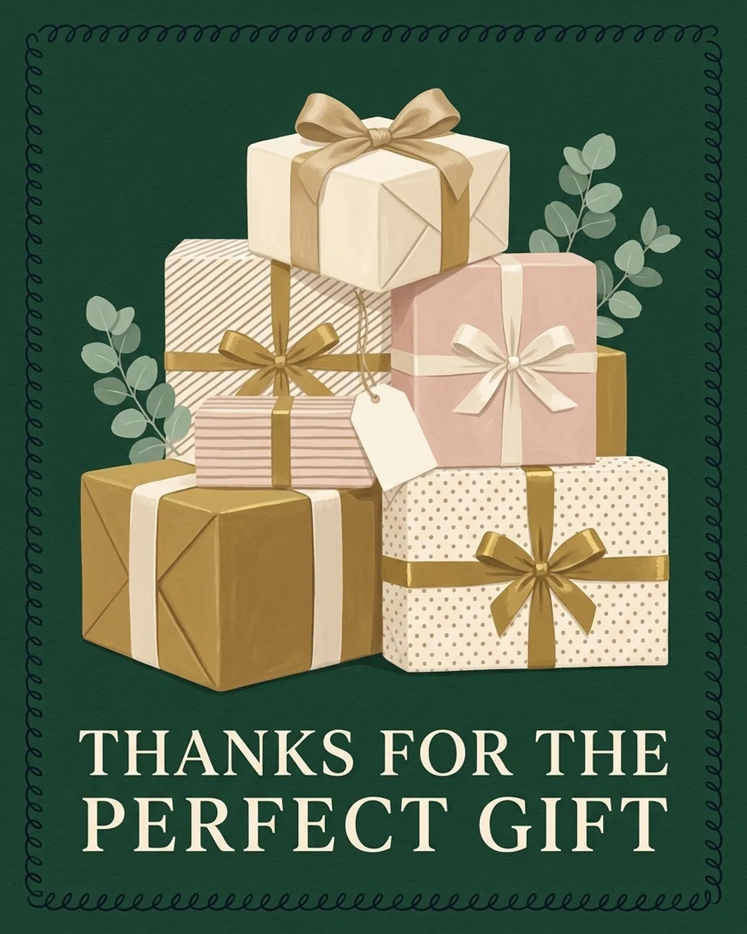 Thanks for the perfect gift card design