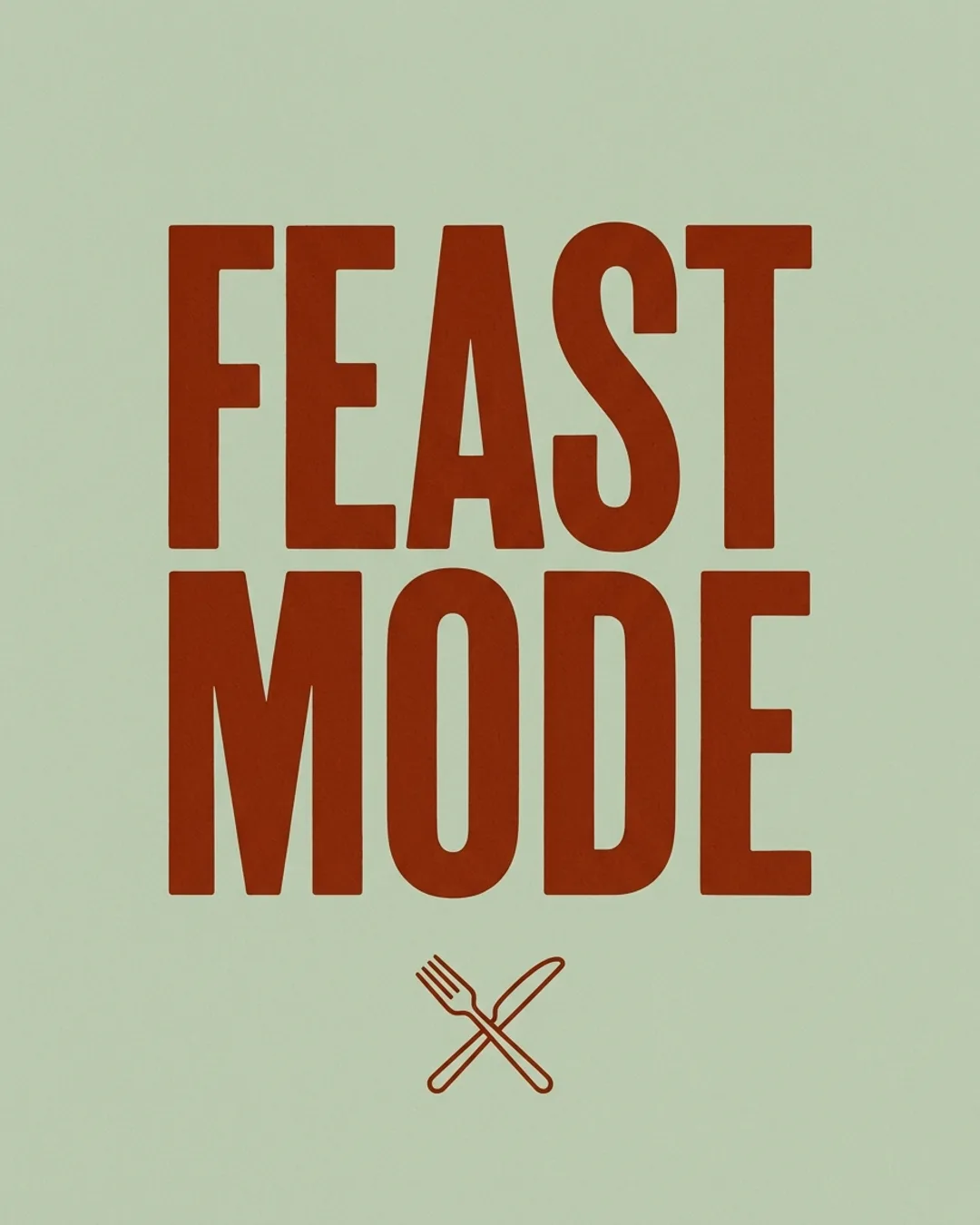 Feast mode card design